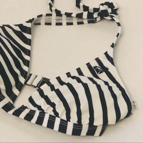 ROXY Swim Black and White Swim Top - C3 - Picture 8 of 8